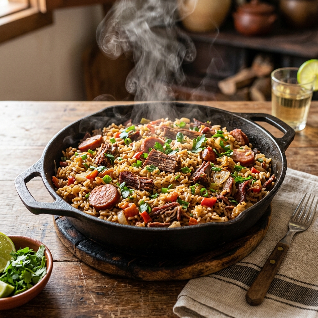 Arroz Carreteiro Gaúcho: A Receita Rustica do Mestre Bololo