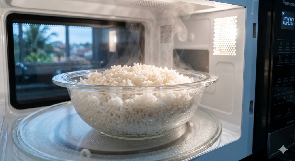 Como fazer arroz no microondas do Mestre Bololo