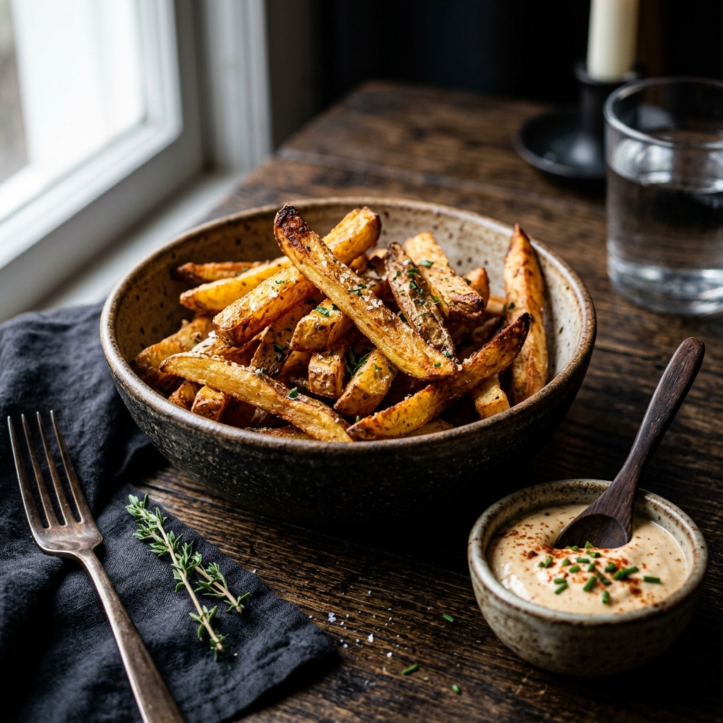 como fazer batata frita na airfryer do Mestre Bololo