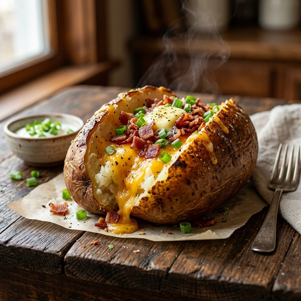 Batata Recheada com Bacon do Bololo