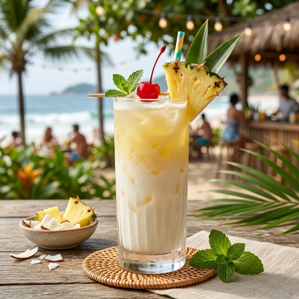 Batida de Coco com Abacaxi: A Piña Colada do Mestre