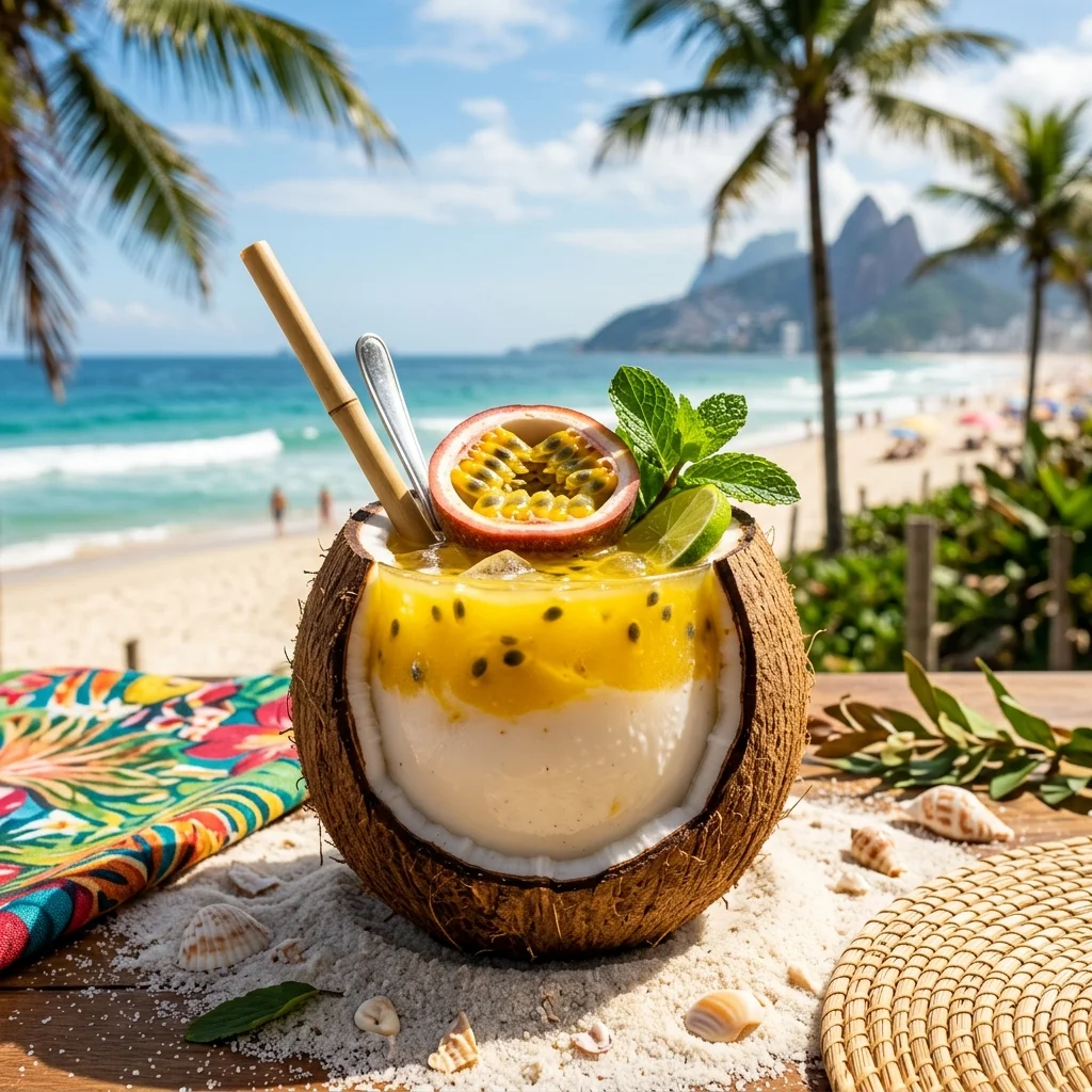 Batida de Maracujá com Coco: A Delícia Tropical Cremosa