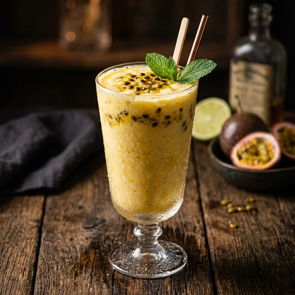 Batida de Maracujá Cremosa: O Equilíbrio Perfeito entre Doce e Azedo