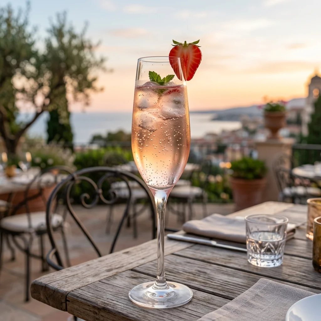 Batida de Morango com Vinho Branco: Leveza e Refinamento