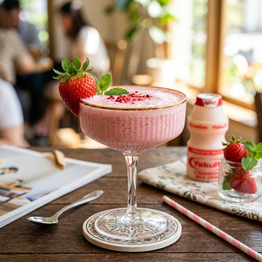 Batida de Morango com Yakult: O Drink Nostálgico e Cremoso