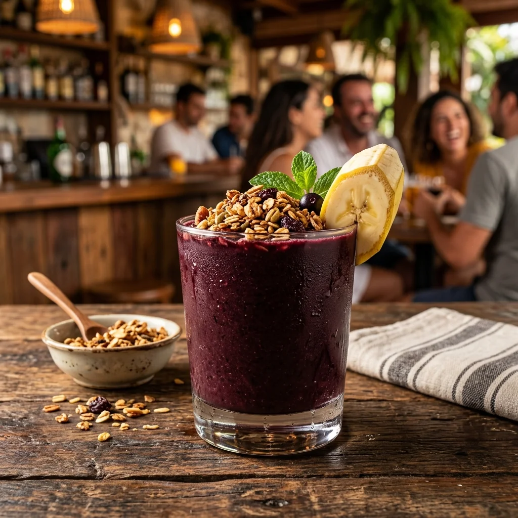 Batida de Vinho com Açaí: A Combinação Energética e Saborosa