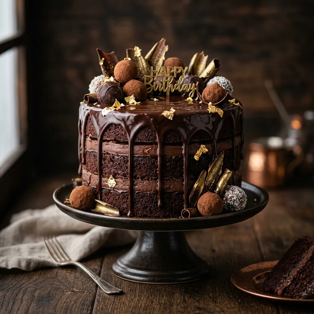 Bolo de Chocolate de Aniversário: O Rei das Festas