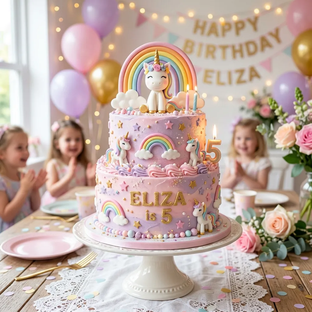 Bolo de Aniversário Infantil Menina