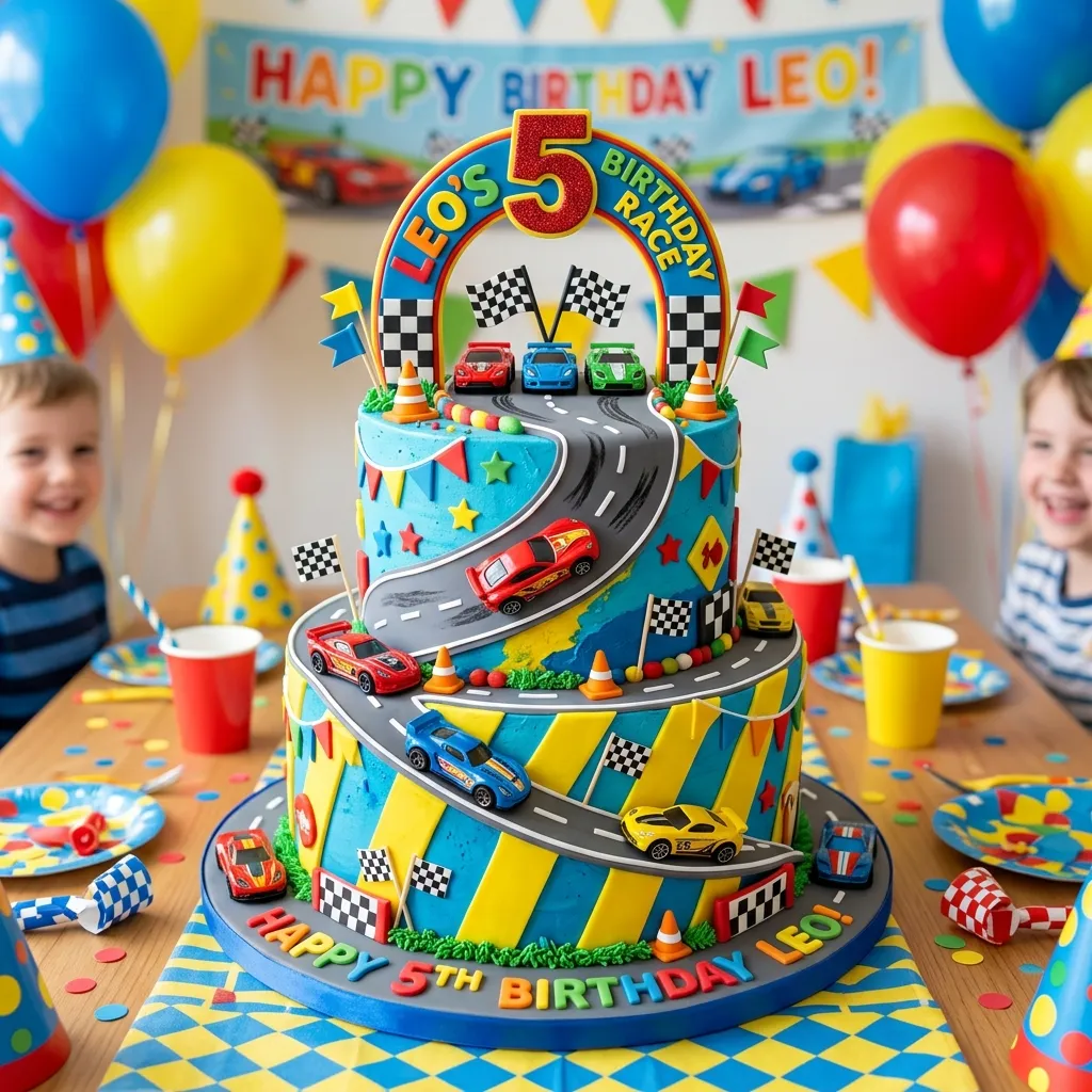 Bolo de Aniversário Infantil Masculino