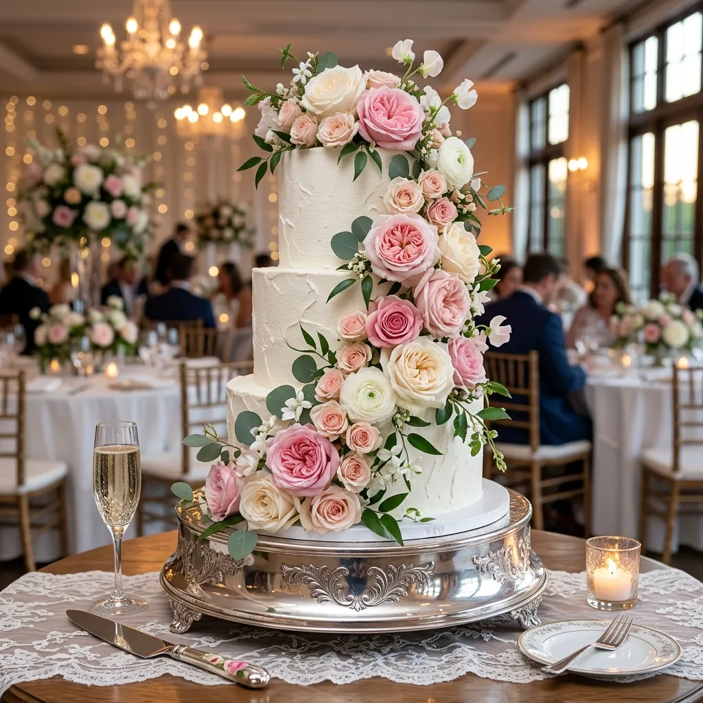 Bolo de Casamento 2 Andares: Majestade e Técnica