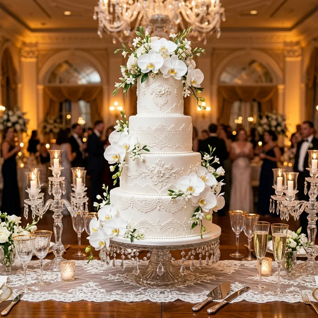 Bolo de Casamento de Três Andares: Receita e Estrutura