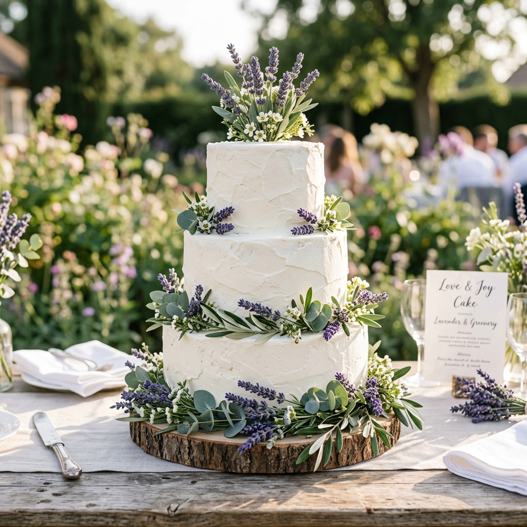 Bolo de Casamento Simples Floral do Mestre