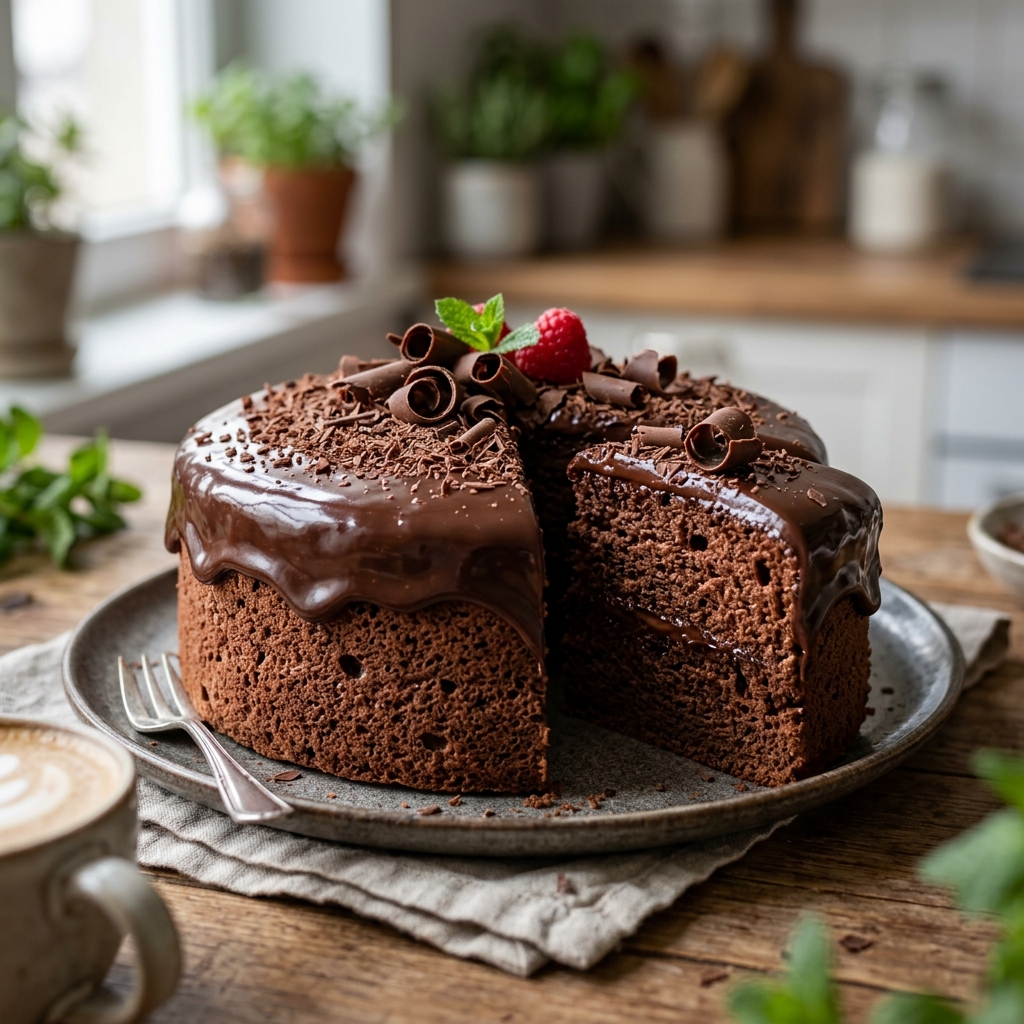 Bolo de Chocolate Vegano: A Receita Mais Fofinha (Parece Nuvem!)