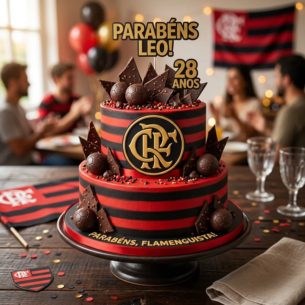 Bolo do Flamengo Masculino