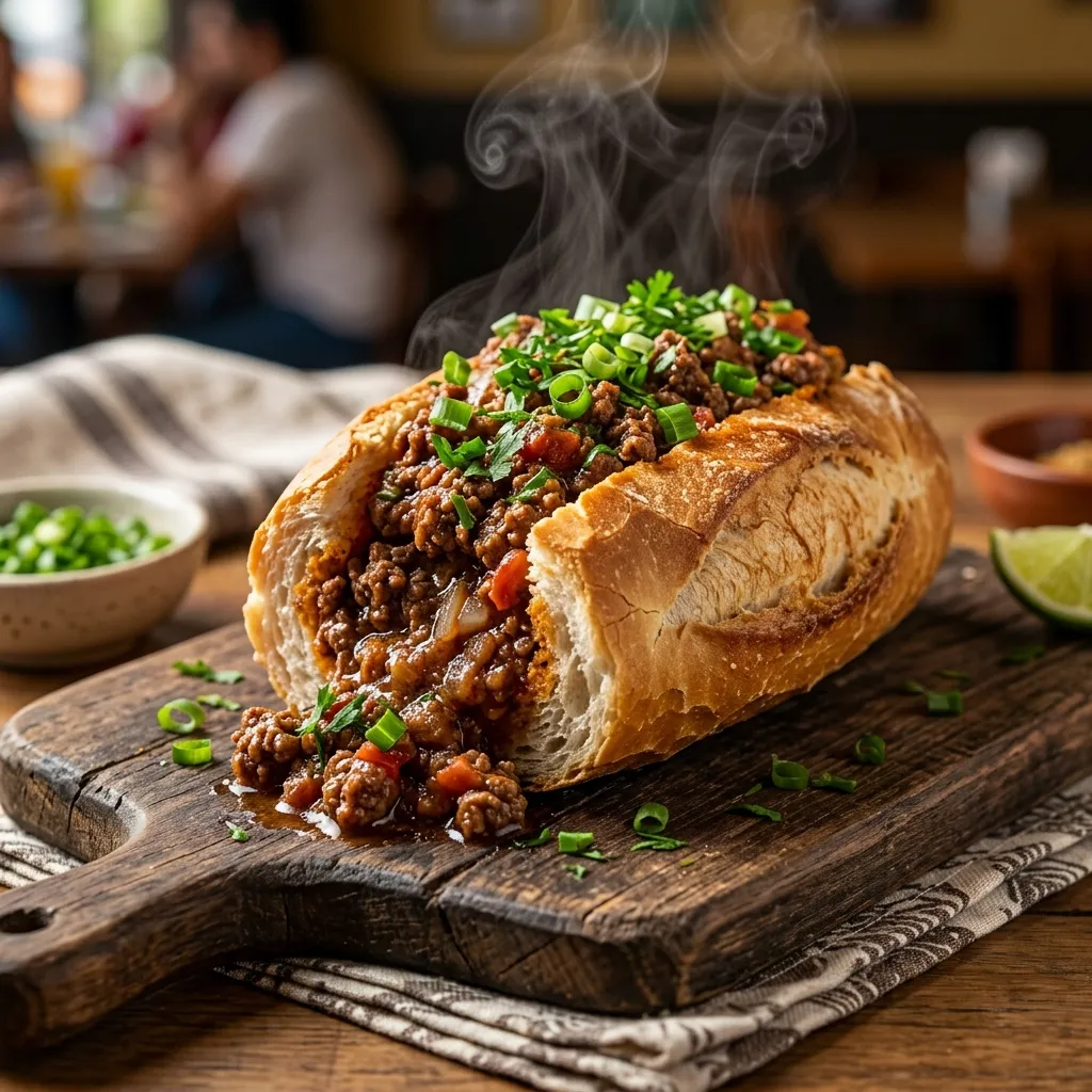 Buraco Quente: O Sanduíche de Carne Moída que é Sucesso no Arraiá
