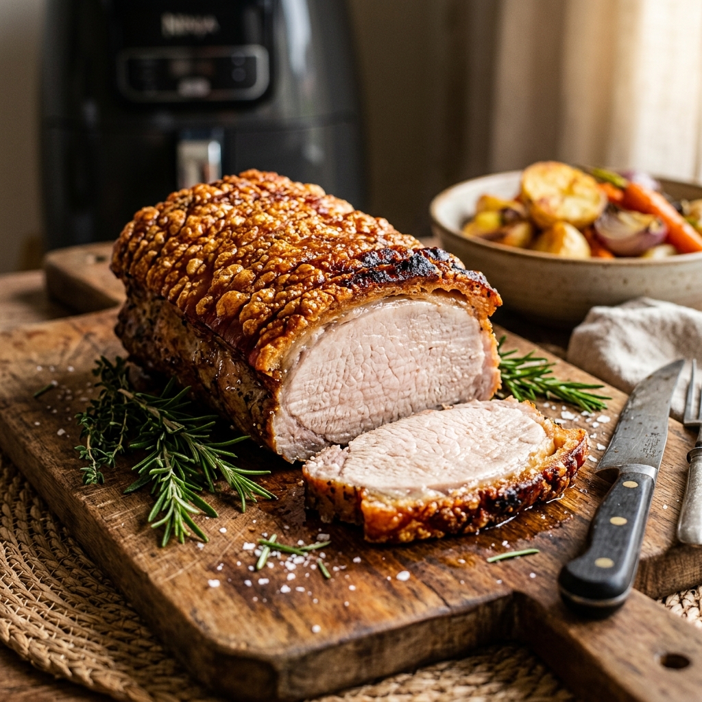 Carne de Porco Inteira na Airfryer do Bololo