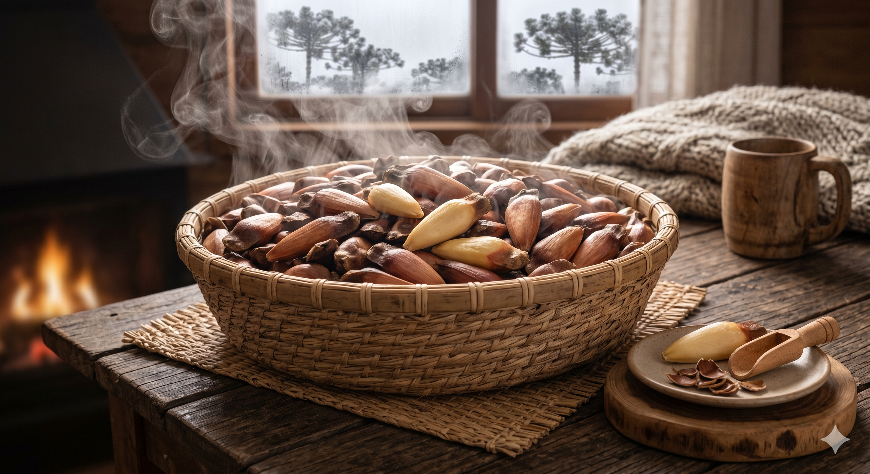 Pinhão cozido do Mestre Bololo