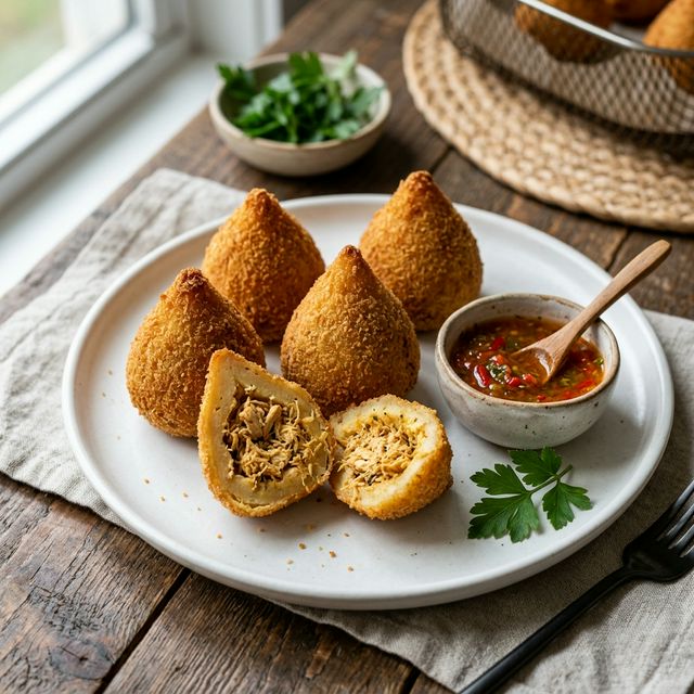 Coxinha na Air Fryer do Bololo