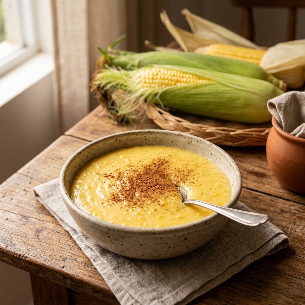 Curau de Milho Verde Cremoso