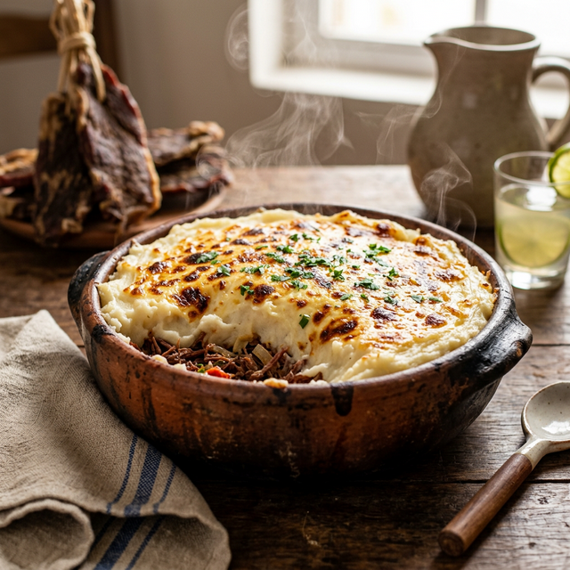 Escondidinho de Carne Seca Cremoso