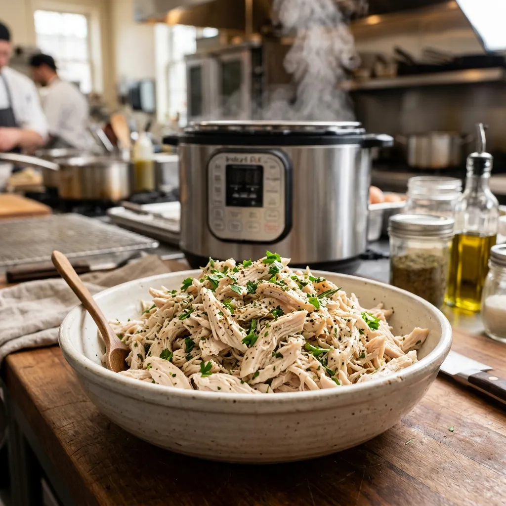 Como fazer frango desfiado na panela de pressão
