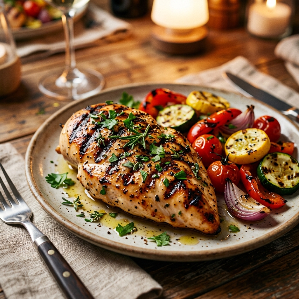 Como fazer frango grelhado suculento e nada seco