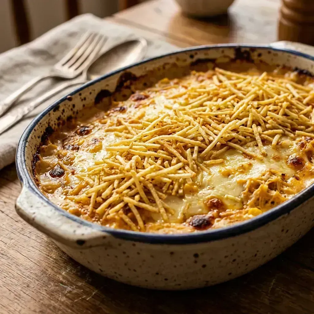 Fricassê de Frango Gratinado