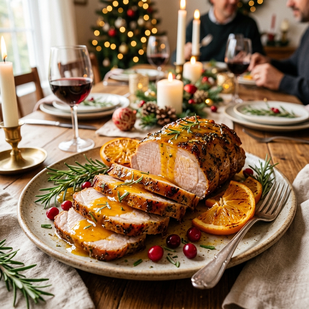 Lombo ao Molho de Laranja Bololo