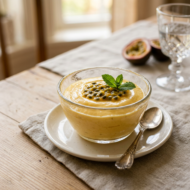 Mousse de Maracujá Cremoso