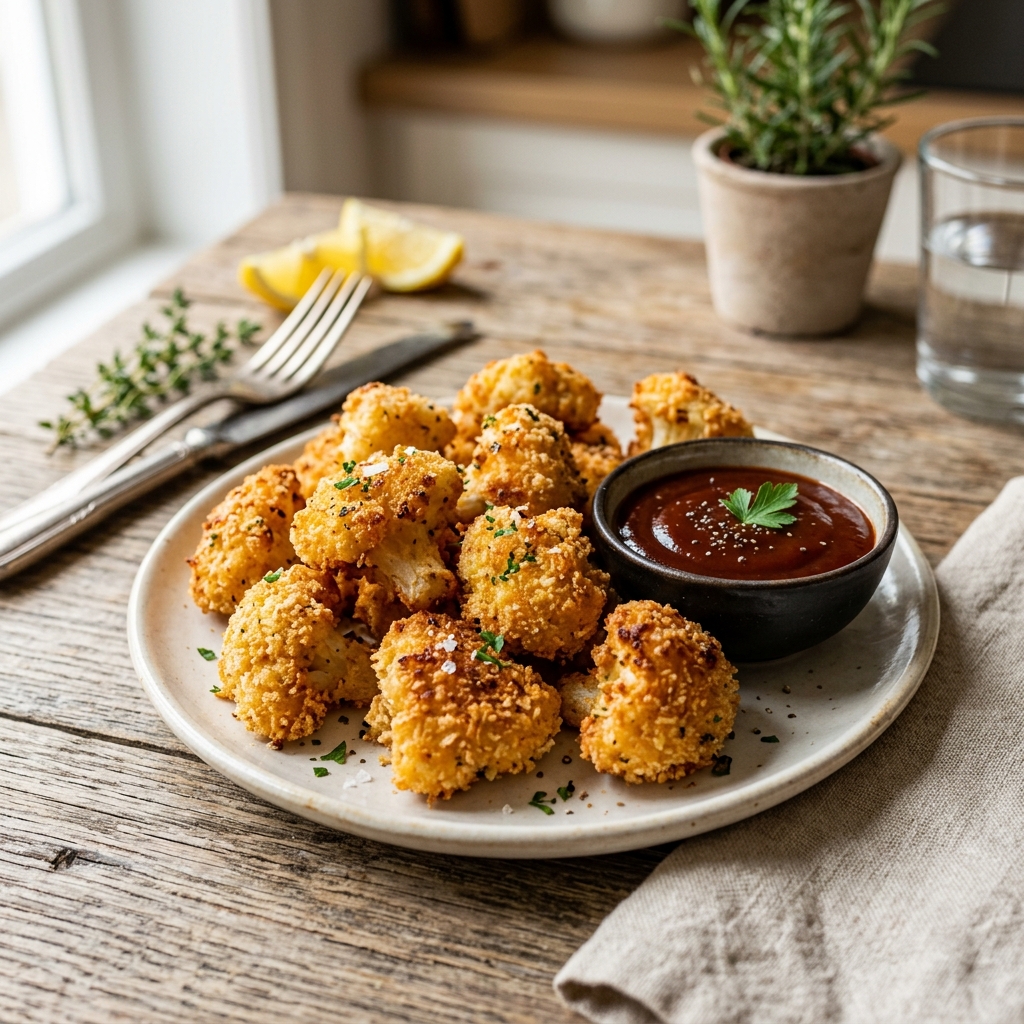 Nuggets de Couve-Flor do Bololo