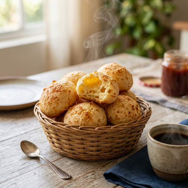 Pão de Queijo de 3 Ingredientes