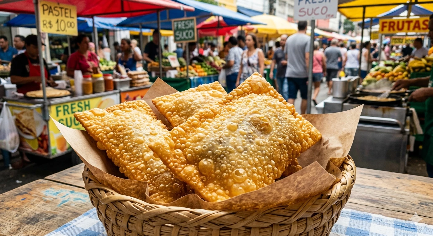 Massa de Pastel de Feira Caseira do Bololo