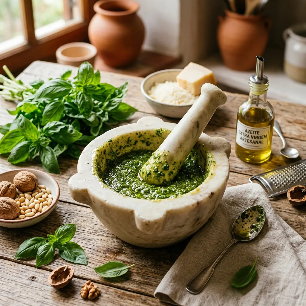 Molho pesto do Mestre Bololo