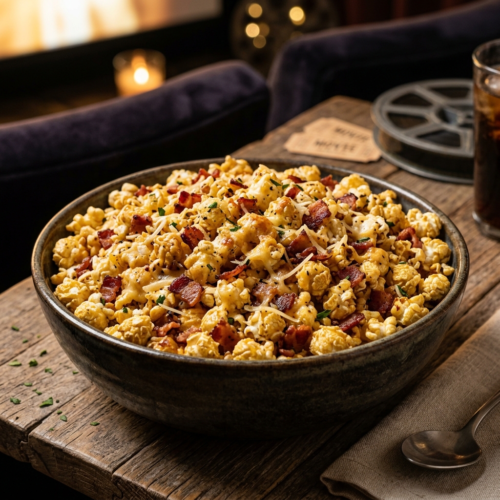 Pipoca Salgada com Bacon do Bololo