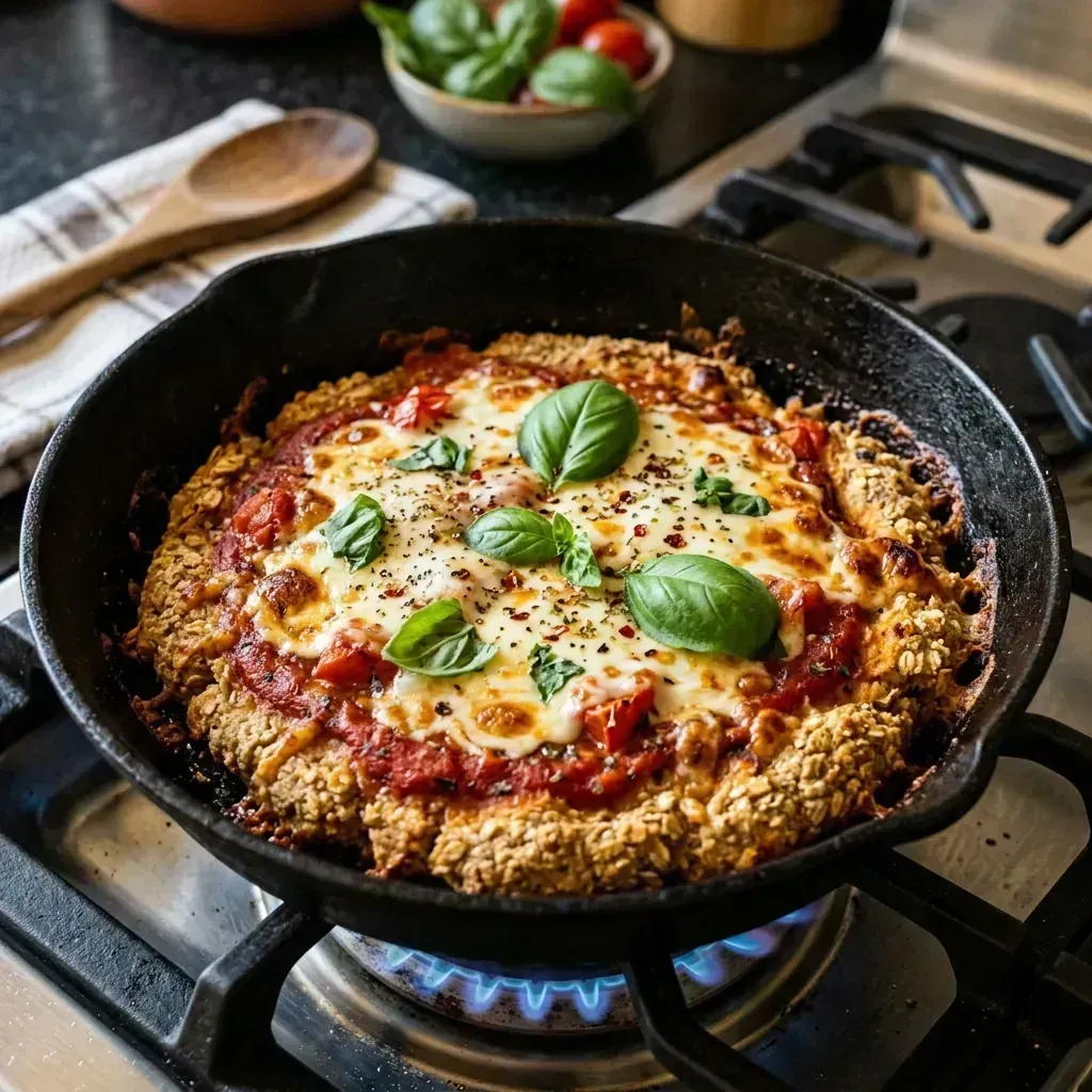 Pizza de Frigideira Fit de Aveia