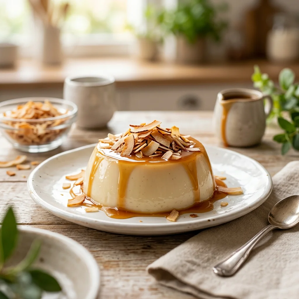 Pudim Vegano de Leite de Coco: A Textura que Você Não Vai Acreditar