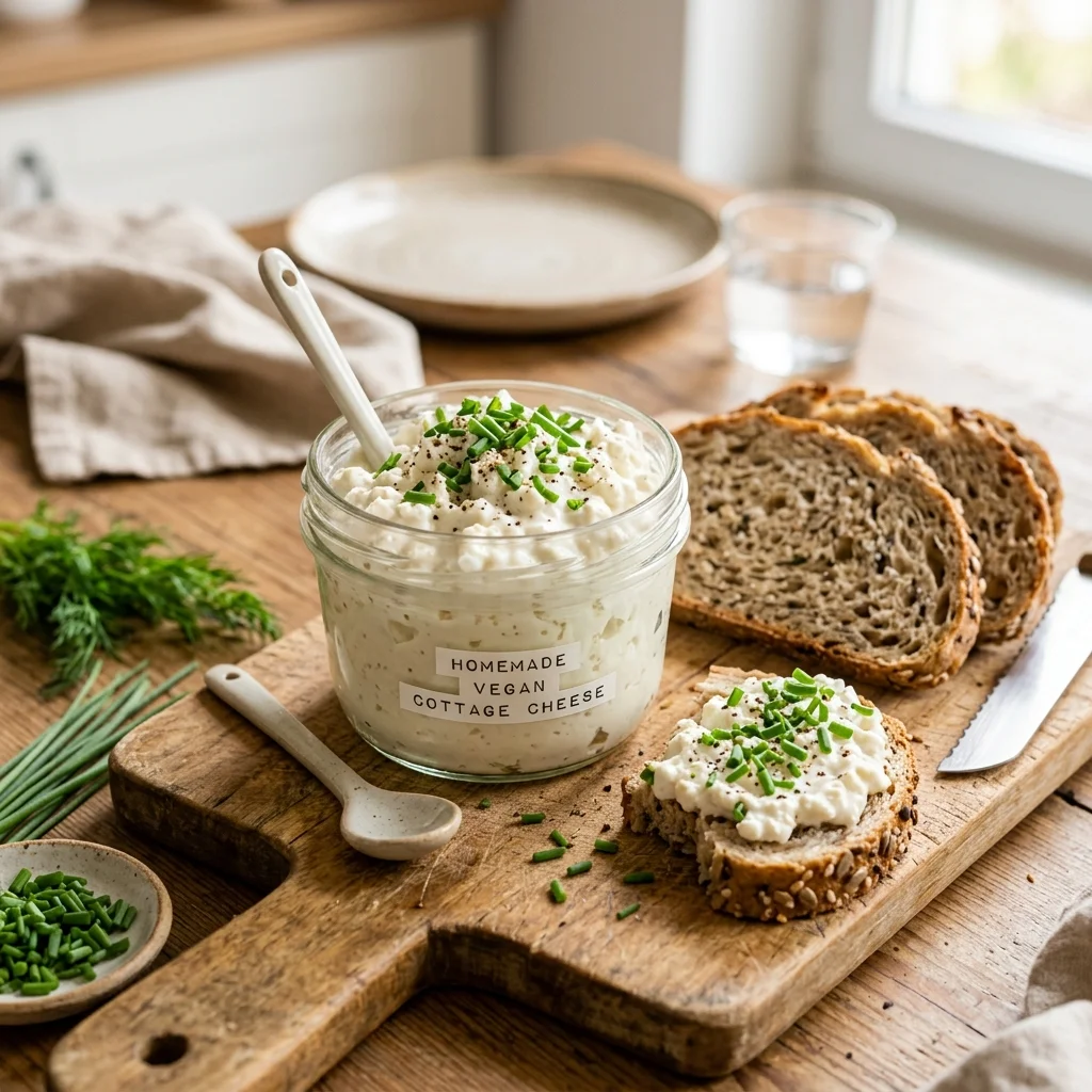 Queijo Cottage Vegano do Bololo