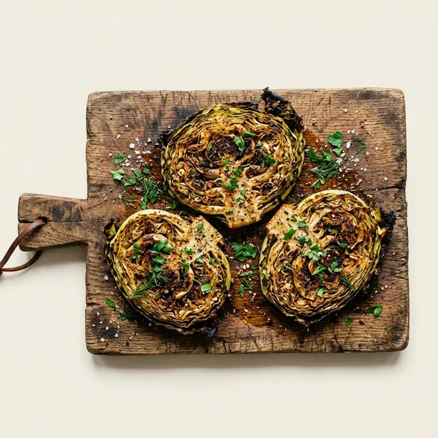 Repolho Assado Steak