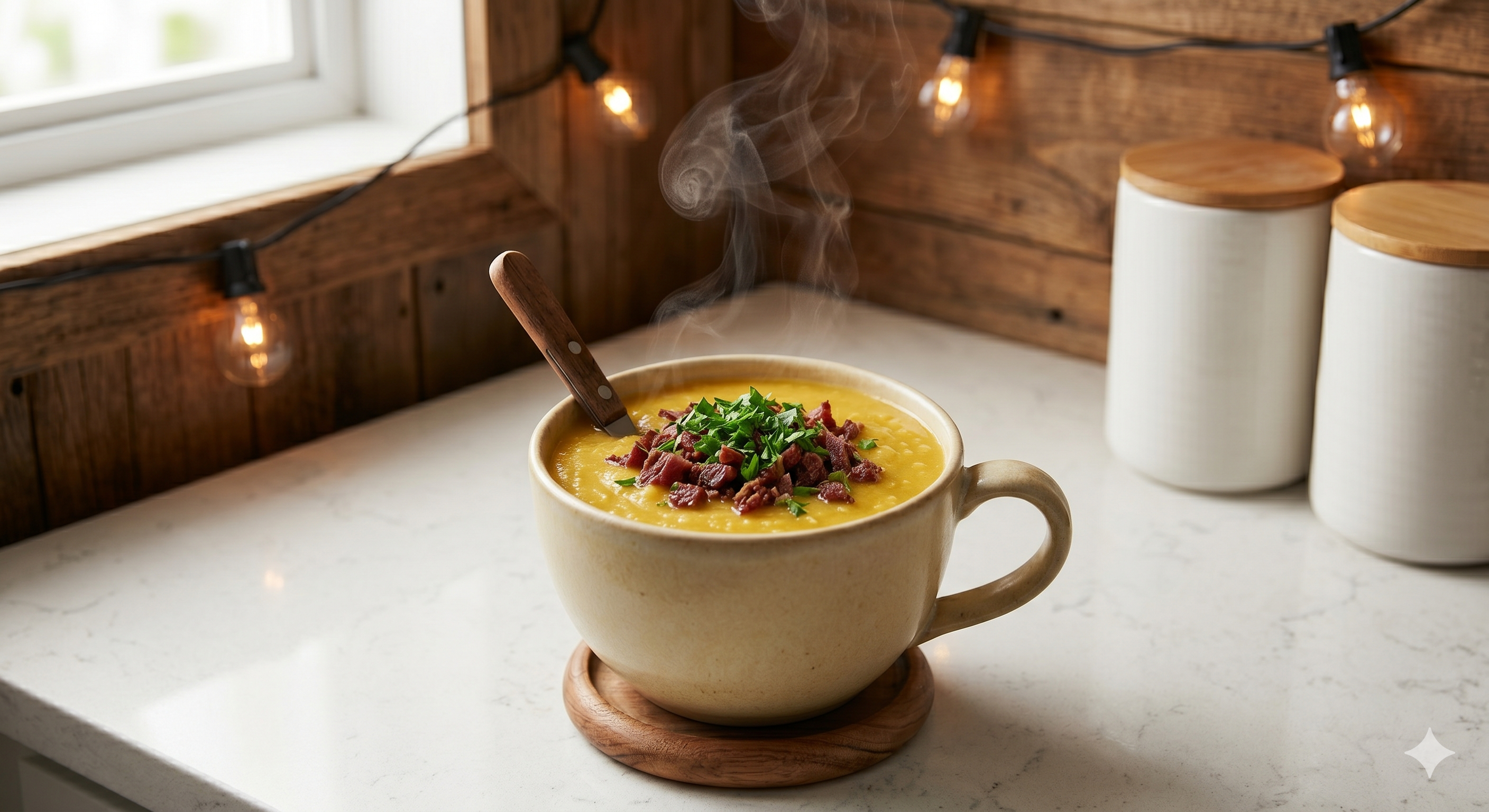 Sopa de Mandioquinha do Bololo