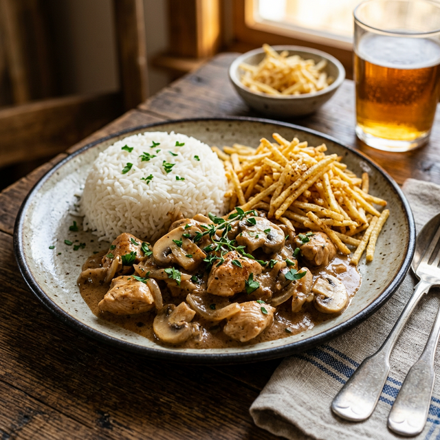 Strogonoff de Frango