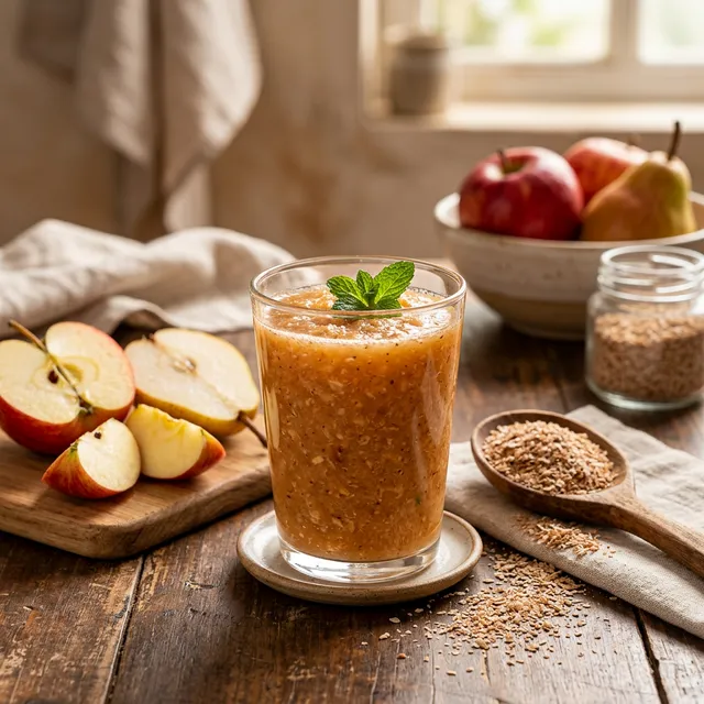 Super Fibras: Maçã, Pera e Farelo de Trigo