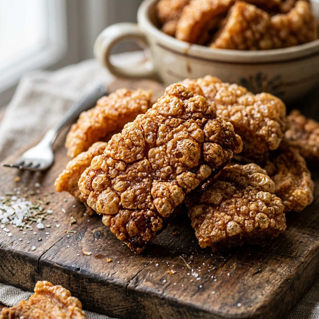 Torresmo de Airfryer Crocante do Bololo