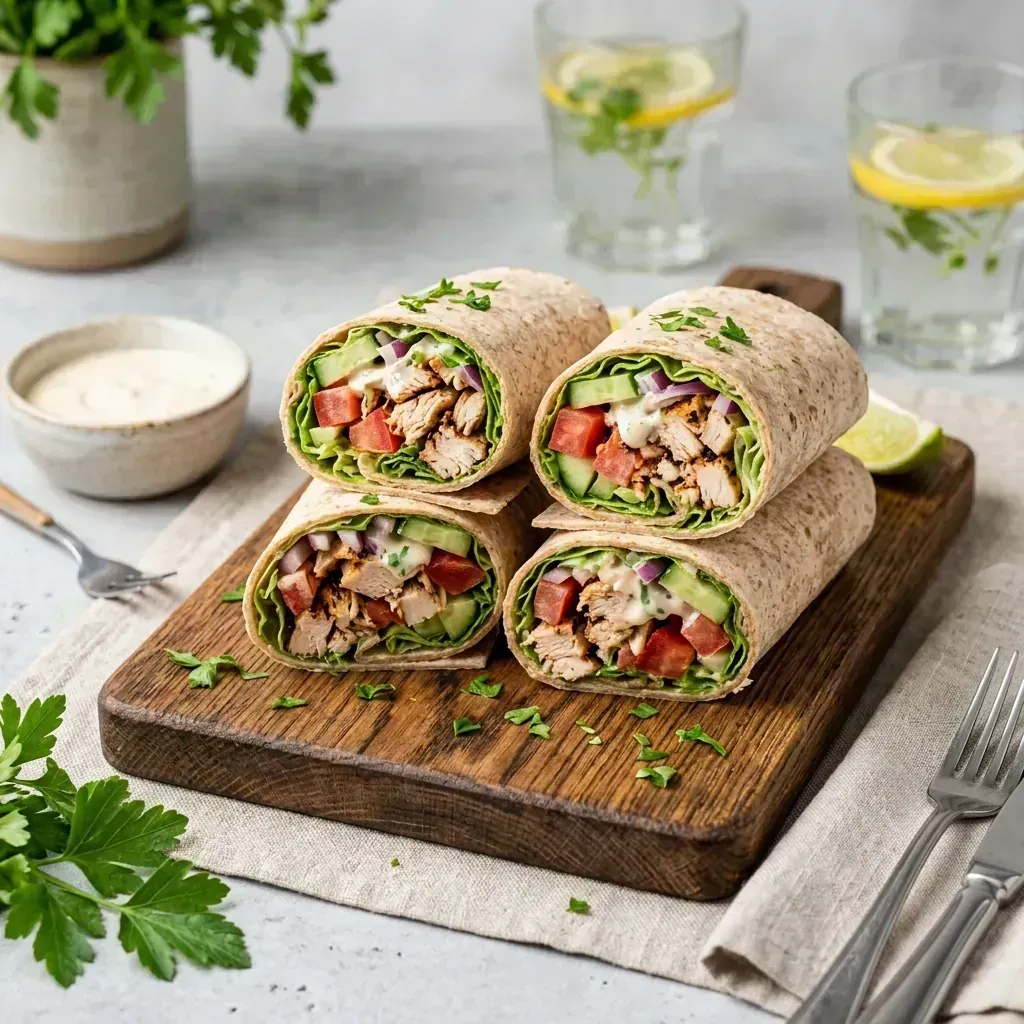 Wrap de Frango Light do Bololo